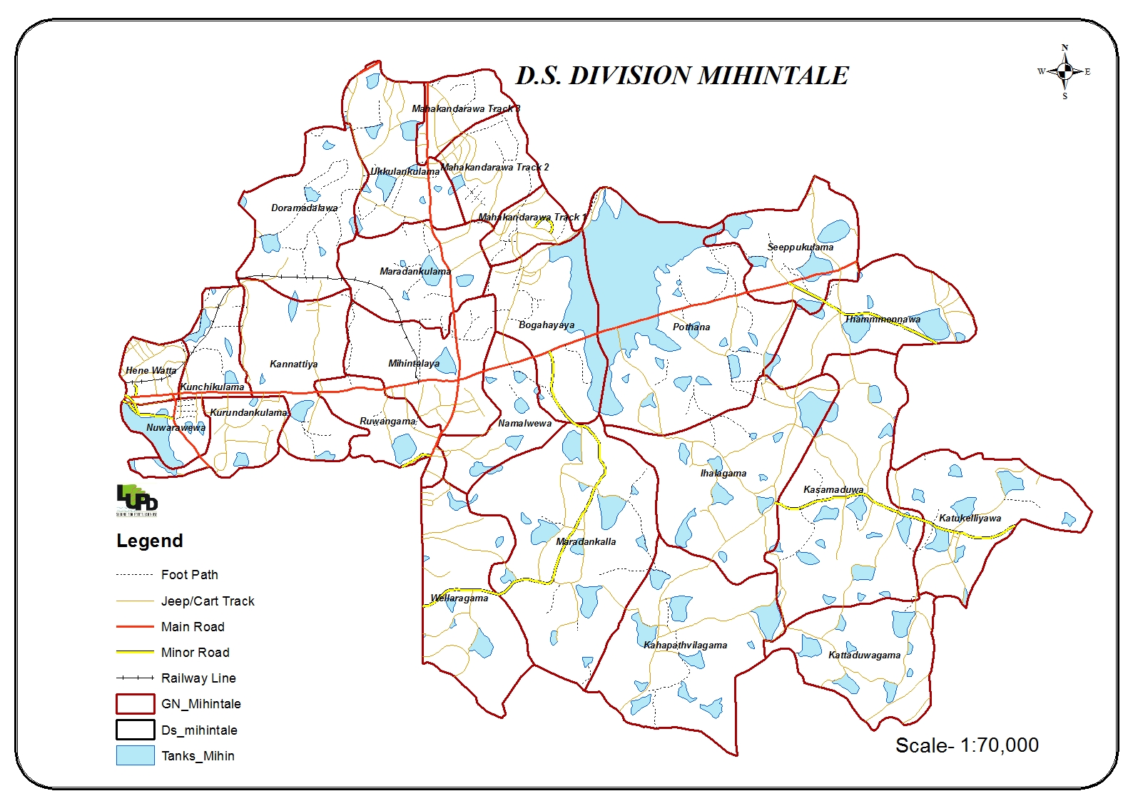 Mihintale Ds Map